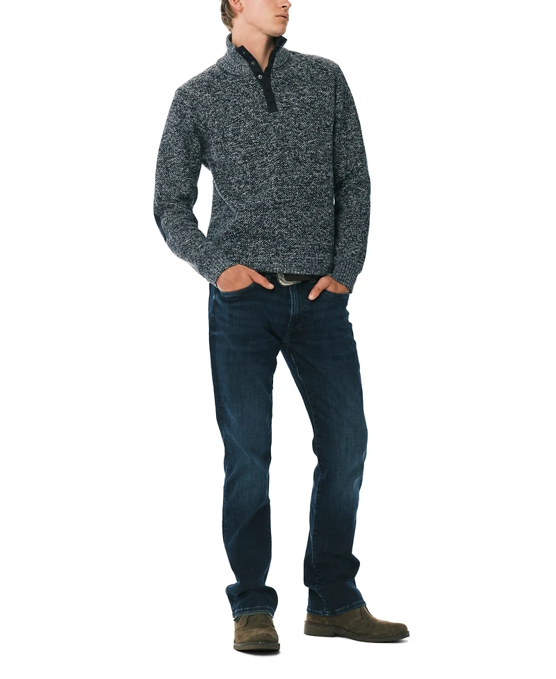 Buffalo David Bitton Men's Weeberry Quarter Snap Sweater
