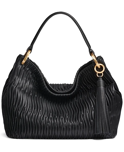 Donna Karan New York Glenwood Pleated Large Shoulder Handbag