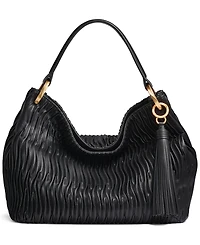 Donna Karan New York Glenwood Pleated Large Shoulder Handbag