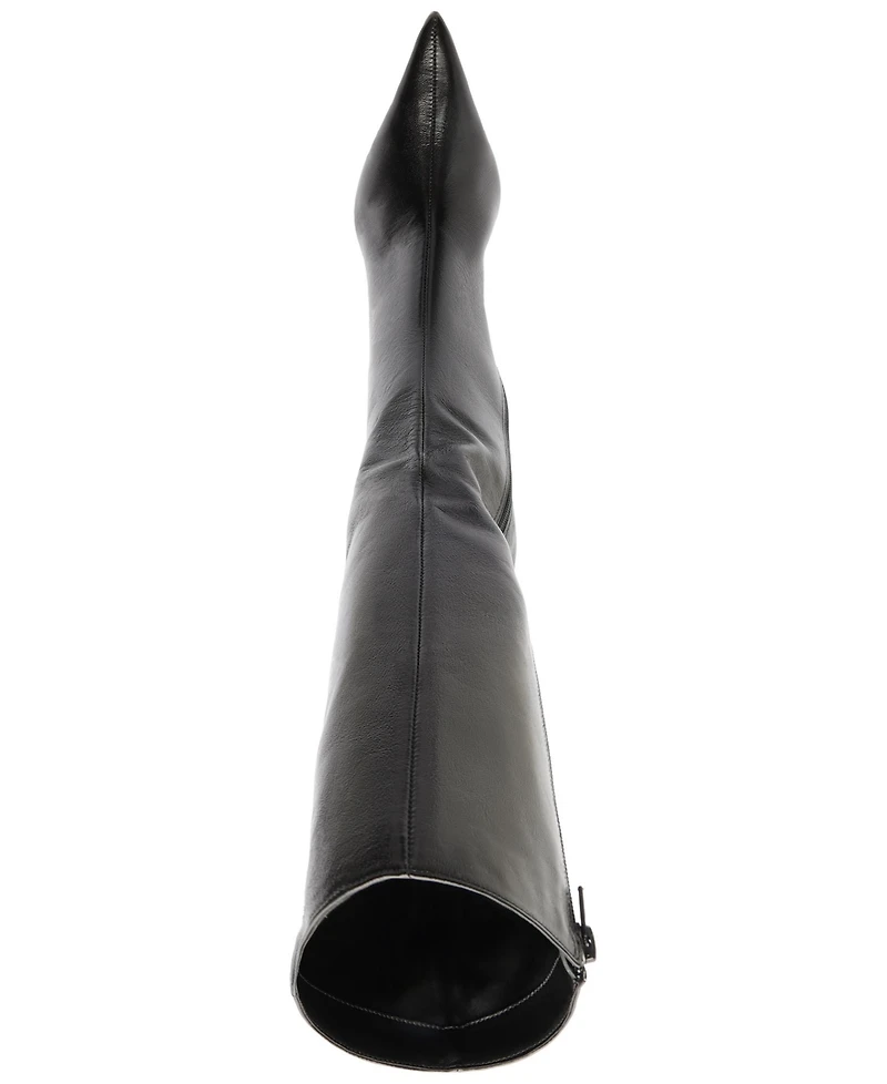 Arezzo Women's Sasha Low Kitten Heel Boots