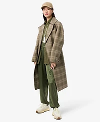 Lacoste Usa Women's Striped Oversized Shirt