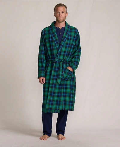 Lands' End Men's Flannel Robe