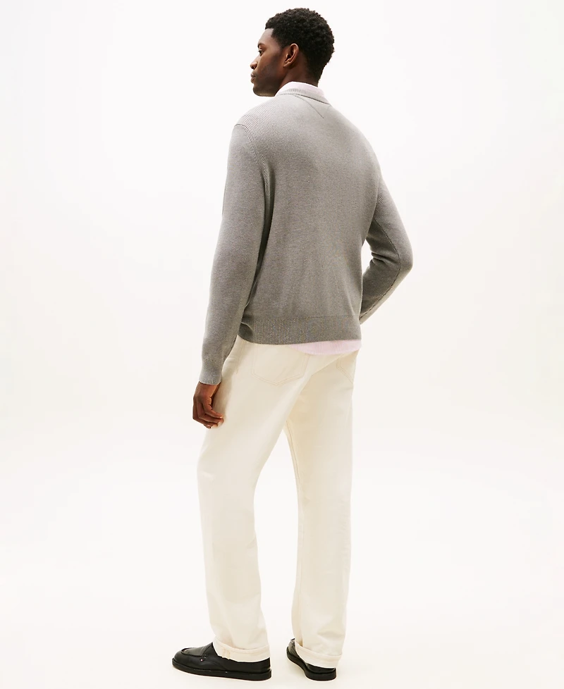 Tommy Hilfiger Men's Crewneck Seasonal Graphic Sweater