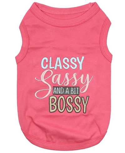 Parisian Pet Classy, Sassy, Bossy Dog and Cat Tee