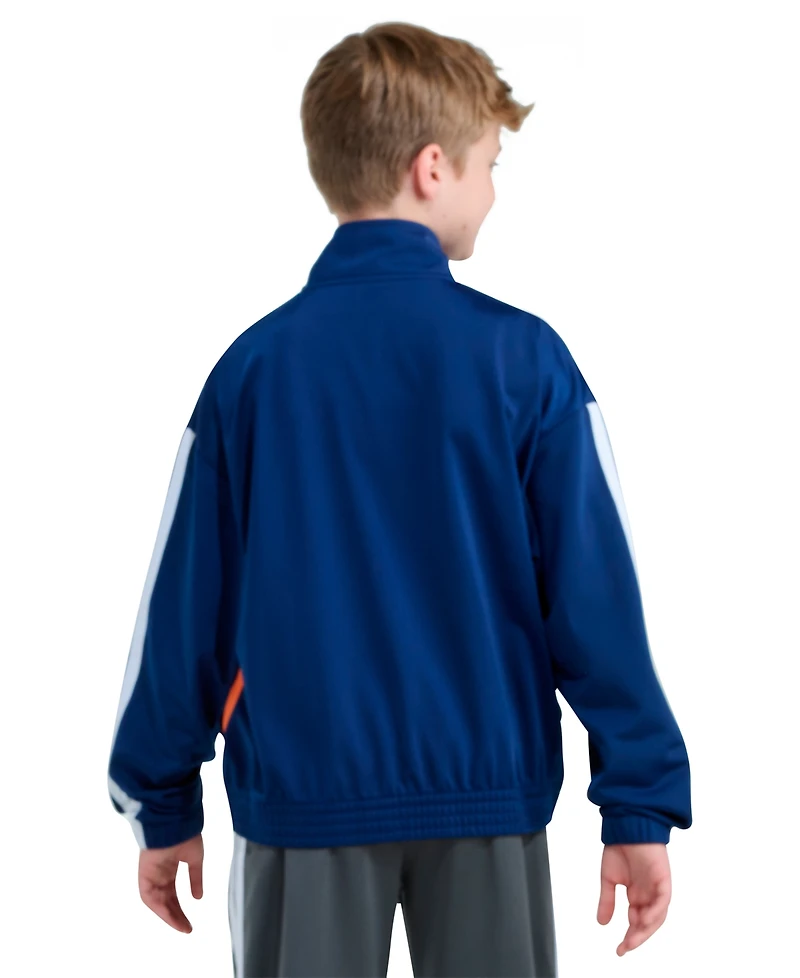 adidas Boys 8-20 Long-Sleeve Sport Block Jacket