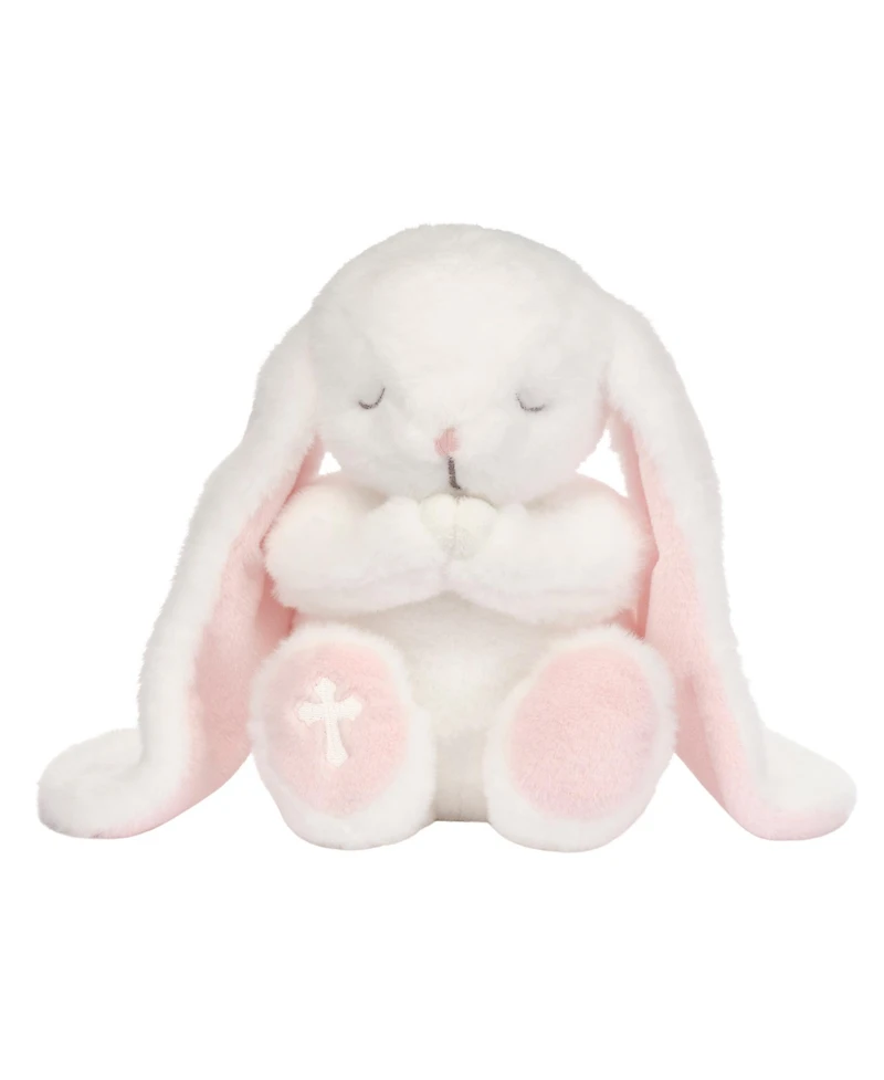 Lambs & Ivy Heaven Sent Baptism White Plush Bunny Stuffed Animal Toy - Precious