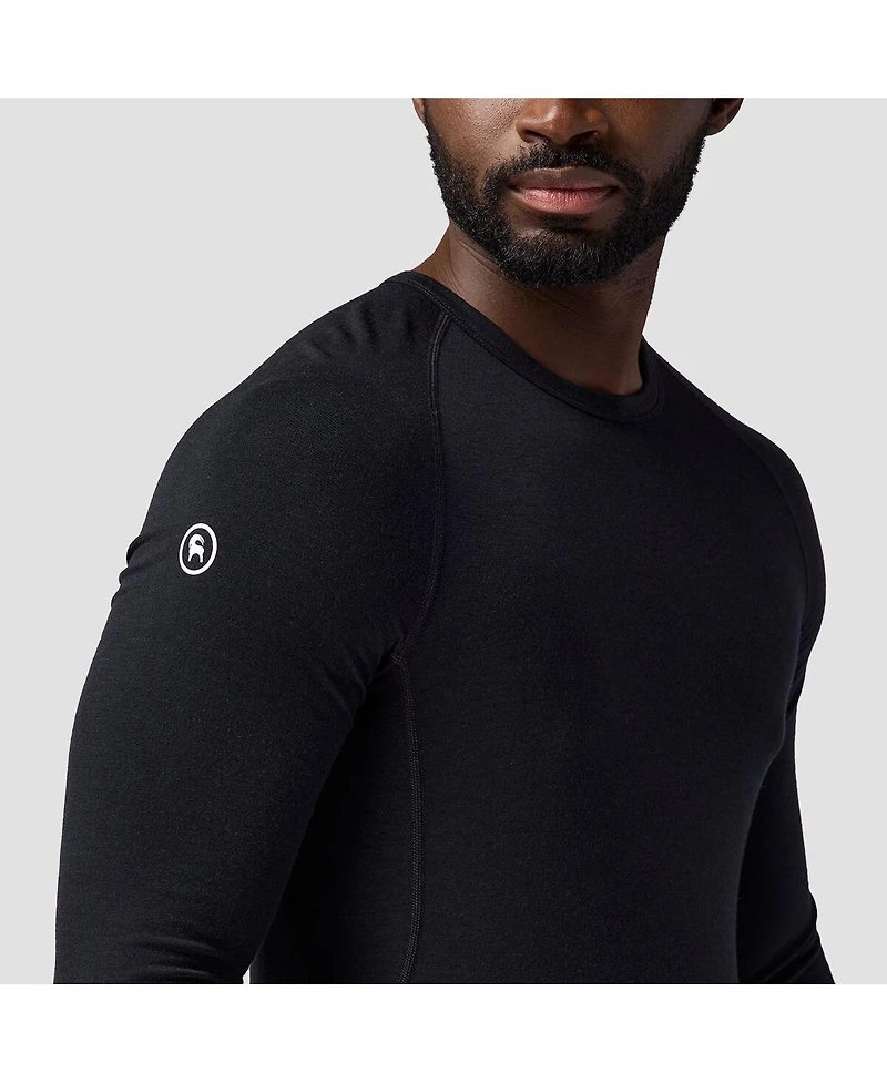 Backcountry Men's Cedars Rws Merino Lt-Wt Baselayer Crew Top Lightweight Long Underwear Tops