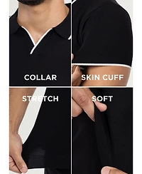 Xray Men's Collar V-Neck Polo Sweater