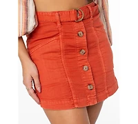 Roxy Women's Dock of the Bay Woven Mini Skirt