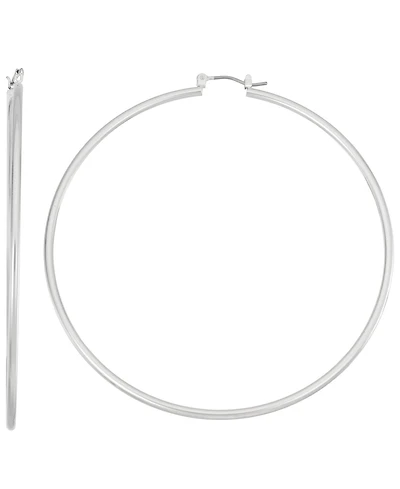 Nine West Silver-Tone Hoop Earrings