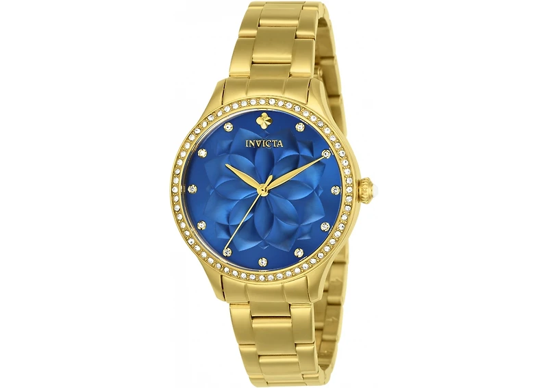 Invicta Women's 24537 Wildflower Quartz 3 Hand Blue Dial Watch