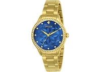 Invicta Women's 24537 Wildflower Quartz 3 Hand Blue Dial Watch