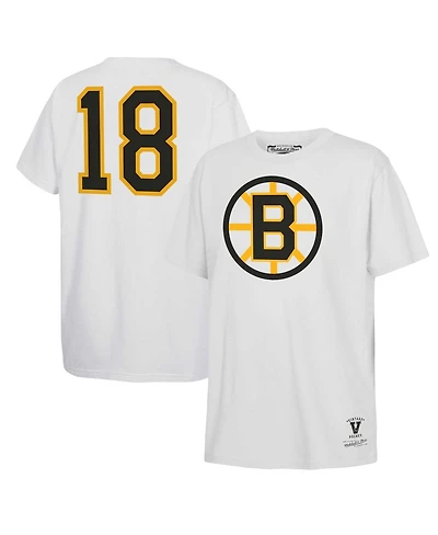 Mitchell & Ness Big Boys and Girls Willie O'Ree White Boston Bruins Name Number T-Shirt