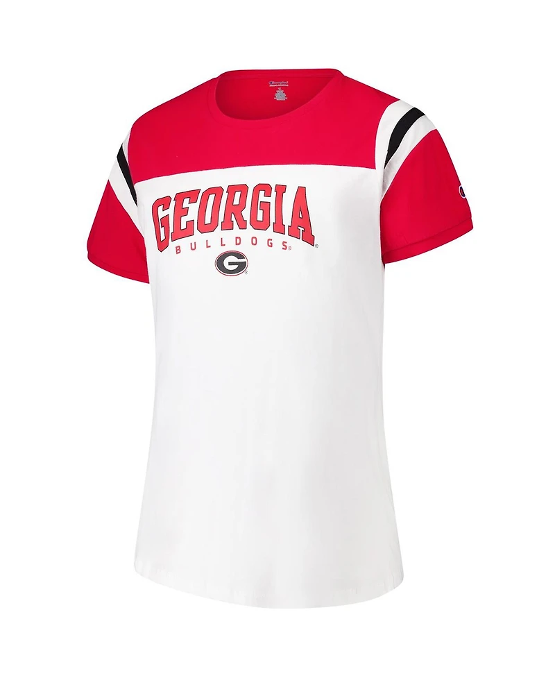 Fanatics Women's White Georgia Bulldogs Plus Winning Gear T-Shirt