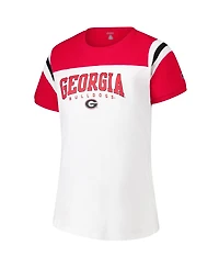 Fanatics Women's White Georgia Bulldogs Plus Winning Gear T-Shirt
