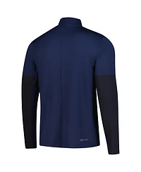 Nike Men's Navy Ole Miss Rebels Dri-fit Half-Zip Pullover Hoodie
