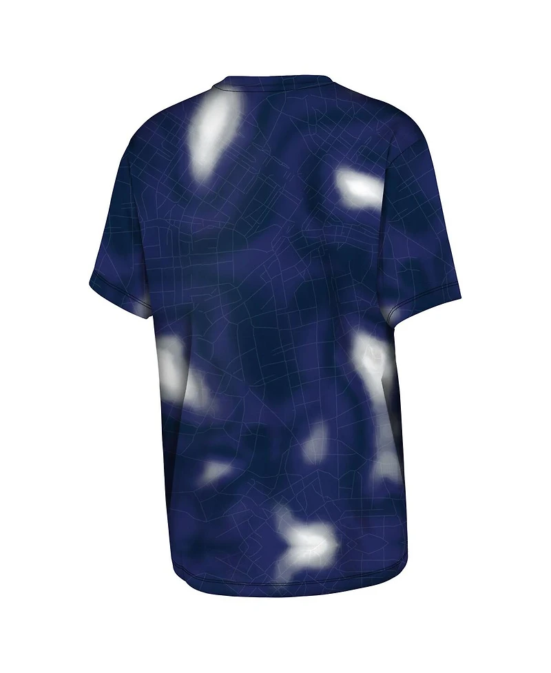 Outerstuff Big Boys and Girls Navy Dallas Cowboys End Zone Dri-Tek T-Shirt