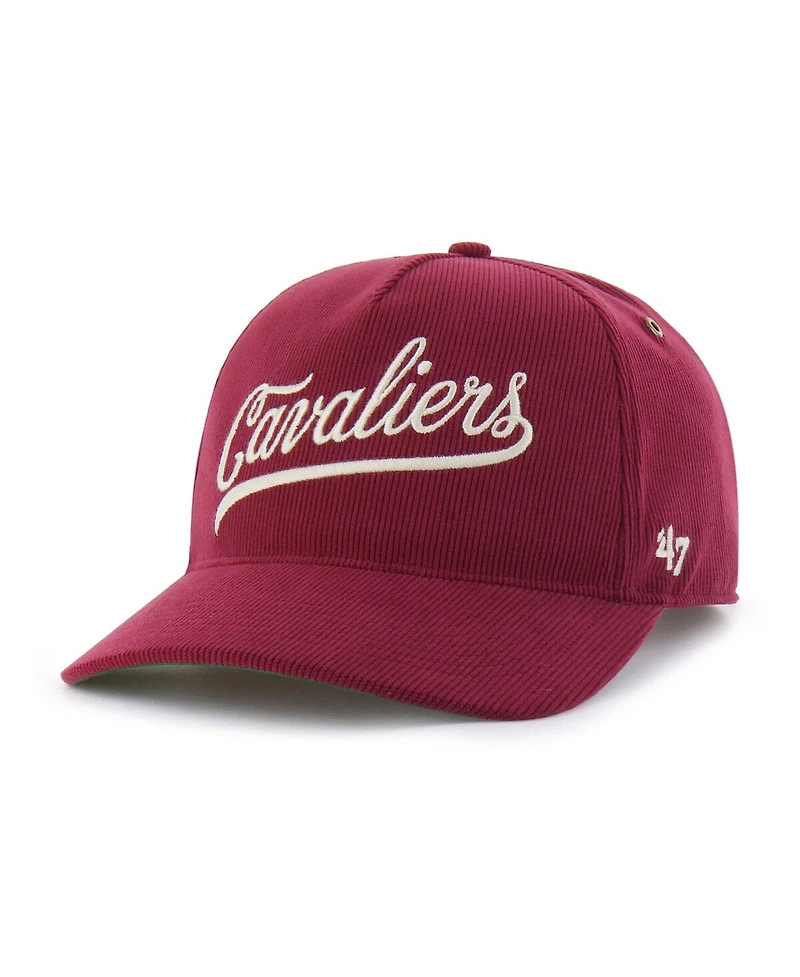 '47 Brand Men's Wine Cleveland Cavaliers Golden Age Relaxed Corduroy Hitch Adjustable Hat