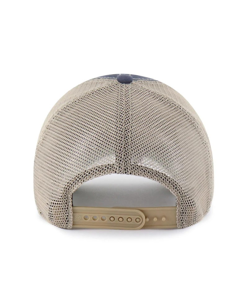'47 Brand Men's Navy/Tan Oklahoma City Thunder Wabash Patch Clean Up Adjustable Hat