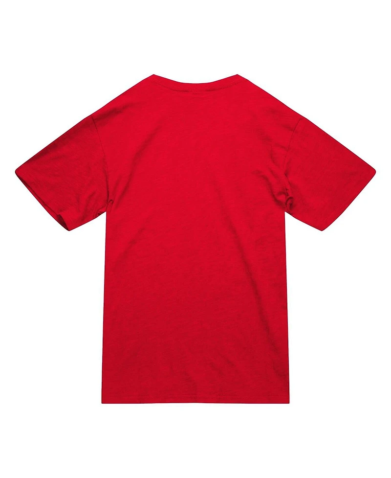 Mitchell & Ness Men's Red Detroit Wings Heritage T-Shirt