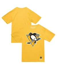 Mitchell & Ness Men's Gold Pittsburgh Penguins Heritage T-Shirt