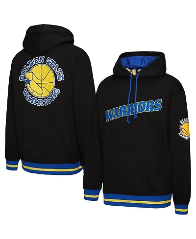 Mitchell & Ness Men's and Women's Black Golden State Warriors Heavyweight Hoodie