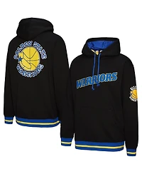 Mitchell & Ness Men's and Women's Black Golden State Warriors Heavyweight Hoodie