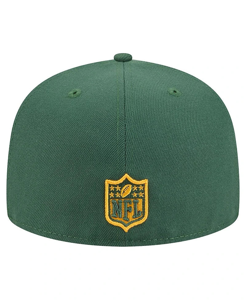 New Era Men's Green/Gold Green Bay Packers Break 59FIFTY Fitted Hat
