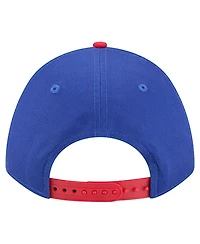 New Era Men's Royal Buffalo Bills Arch Coolera 9FORTY A-Frame Adjustable Hat