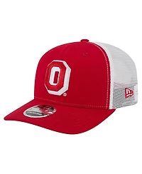 New Era Men's Scarlet Ohio State Buckeyes Team 9SEVENTY Coolera Trucker Adjustable Hat