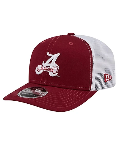 New Era Men's Crimson Alabama Crimson Tide Team 9SEVENTY Coolera Trucker Adjustable Hat