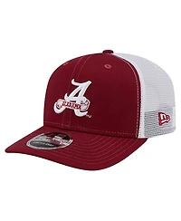 New Era Men's Crimson Alabama Crimson Tide Team 9SEVENTY Coolera Trucker Adjustable Hat