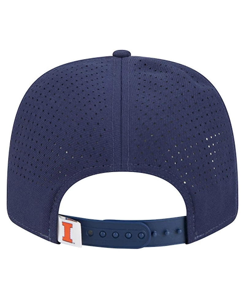 New Era Men's Navy Illinois Fighting Illini Team 9SEVENTY Adjustable Hat