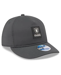 New Era Men's Charcoal Las Vegas Raiders 2025 Sideline Cold Weather Retro Crown 59FIFTY Fitted Hat