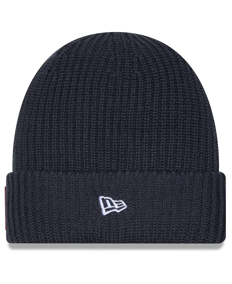 New Era Men's Charcoal Washington Commanders 2025 Sideline Cold Weather Cuffed Knit Hat