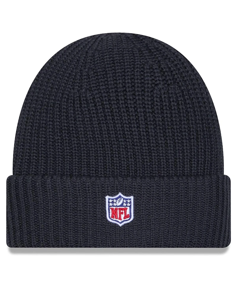 New Era Men's Charcoal Philadelphia Eagles 2025 Sideline Cold Weather Throwback Cuffed Knit Hat