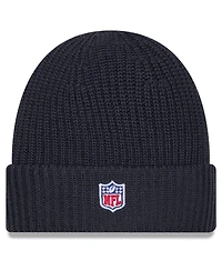 New Era Men's Charcoal Philadelphia Eagles 2025 Sideline Cold Weather Throwback Cuffed Knit Hat