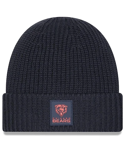 New Era Men's Charcoal Chicago Bears 2025 Sideline Cold Weather Cuffed Knit Hat