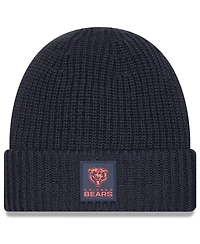 New Era Men's Charcoal Chicago Bears 2025 Sideline Cold Weather Cuffed Knit Hat
