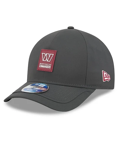 New Era Men's Charcoal Washington Commanders 2025 Sideline Cold Weather 9FORTY M-Crown Adjustable Hat