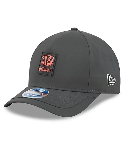New Era Men's Charcoal Cincinnati Bengals 2025 Sideline Cold Weather 9FORTY M-Crown Adjustable Hat