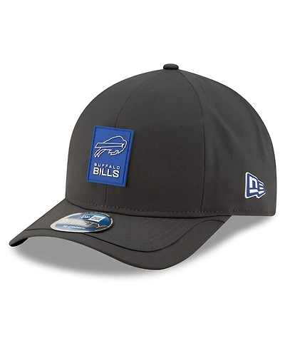 New Era Men's Charcoal Buffalo Bills 2025 Sideline Cold Weather 9FORTY M-Crown Adjustable Hat