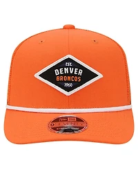 New Era Men's Orange Denver Broncos Team 9SEVENTY Adjustable Hat