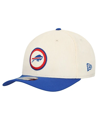 New Era Men's Stone Buffalo Bills Loyal Corduroy 9SEVENTY Adjustable Hat