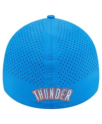 New Era Men's Blue Oklahoma City Thunder Featherweight Poly Rope Flex 39Thirty Hat