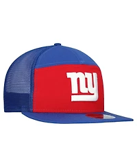 New Era Men's Red/Royal New York Giants Outdoor Split Panel 9FIFTY Snapback Hat