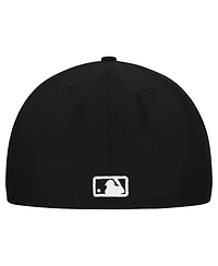 New Era Men's Black Washington Nationals Tri-Hit 59FIFTY Fitted Hat