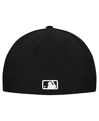 New Era Men's Black San Diego Padres Tri-Hit 59FIFTY Fitted Hat