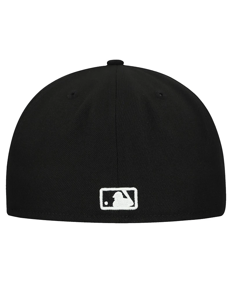 New Era Men's Black Baltimore Orioles Tri-Hit 59FIFTY Fitted Hat
