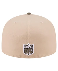 New Era Men's Light Beige/Olive Dallas Cowboys Two-Tone Color Pack A-Frame 59FIFTY Fitted Hat